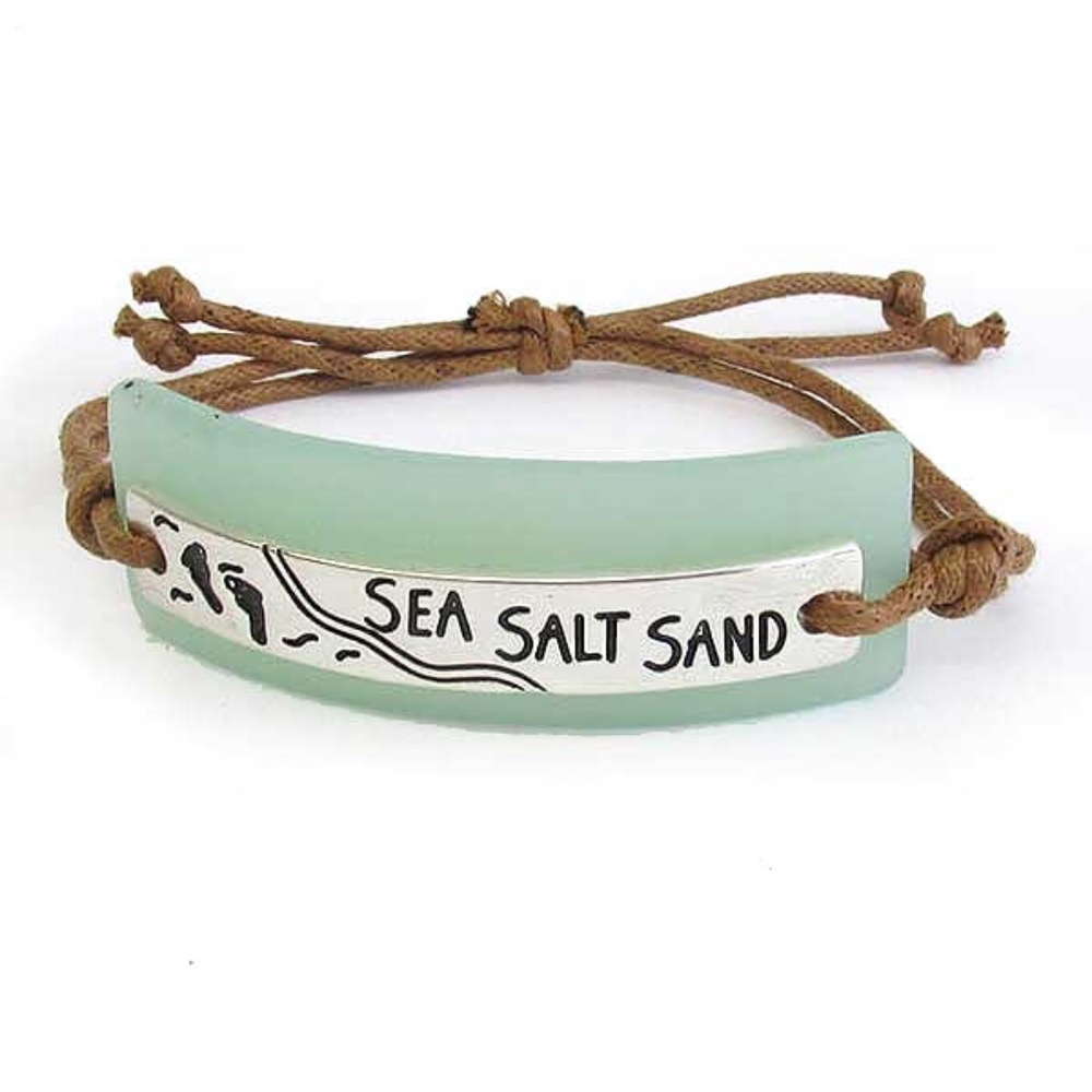 Sea Glass Bracelet Sea Salt Sand
